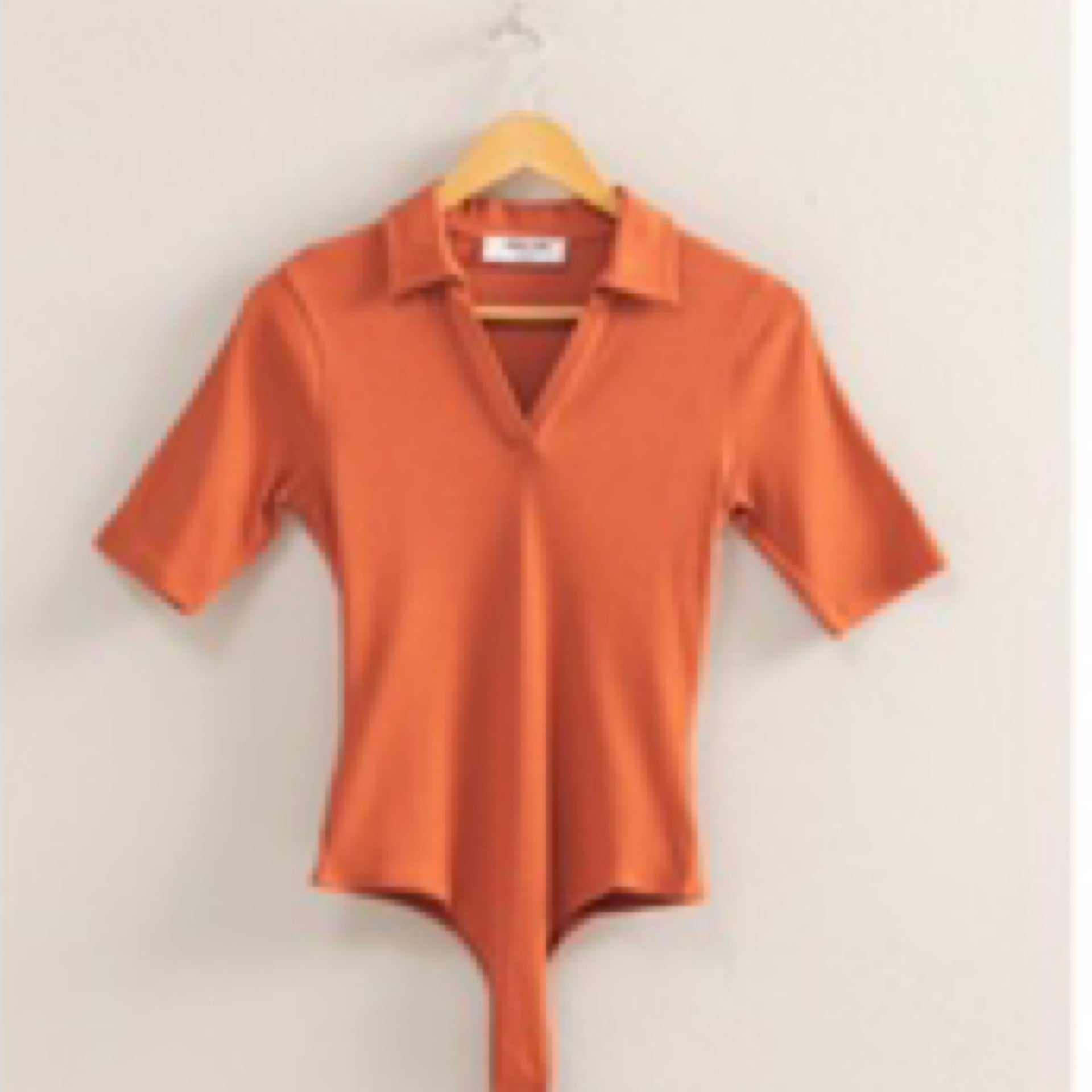 Polo Neck Bodysuit Clay