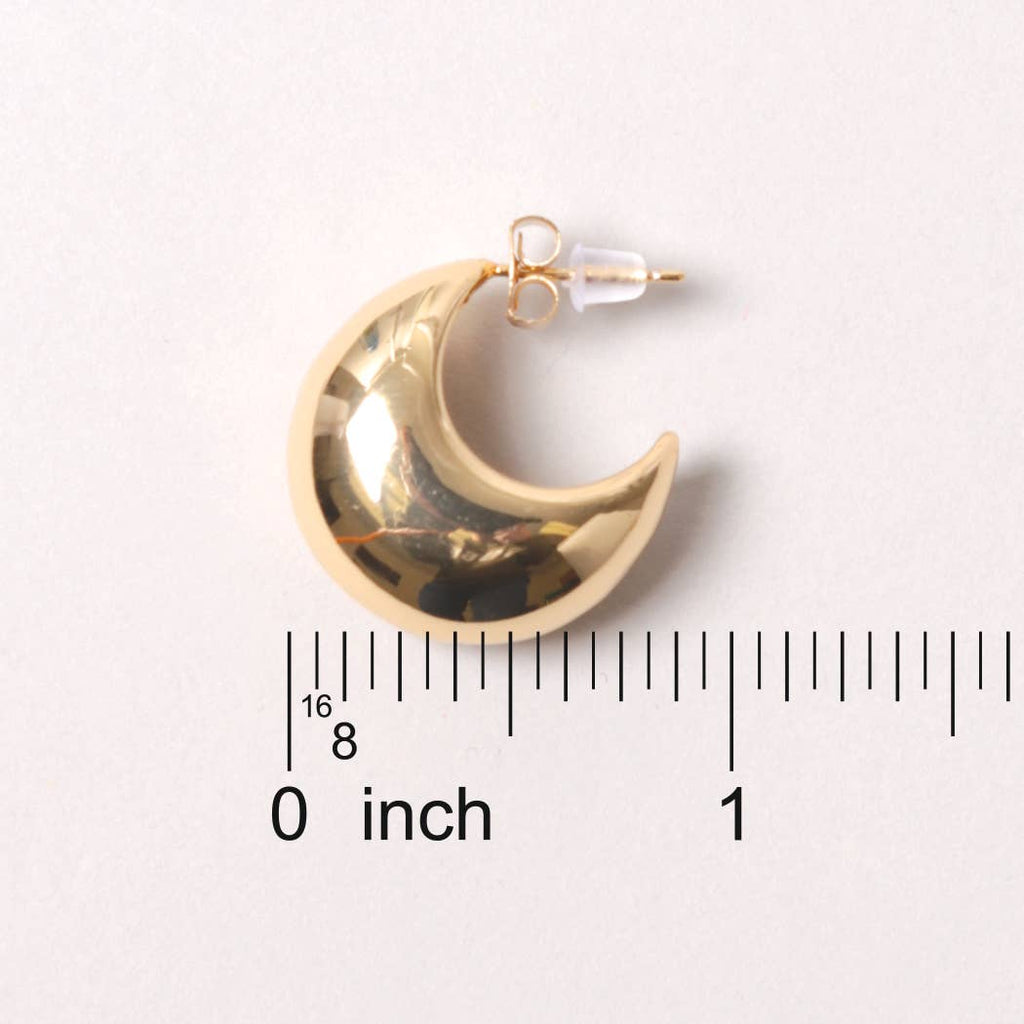 Retro Crescent Hoops