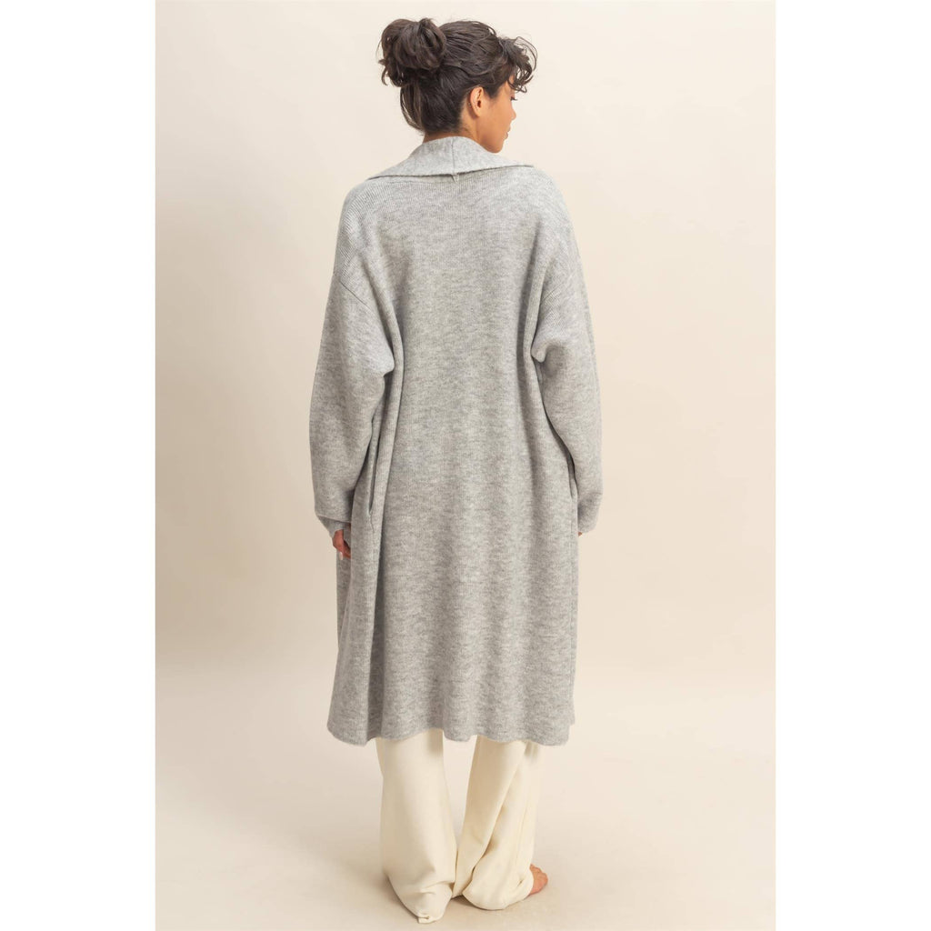 Open Front Duster Sweater