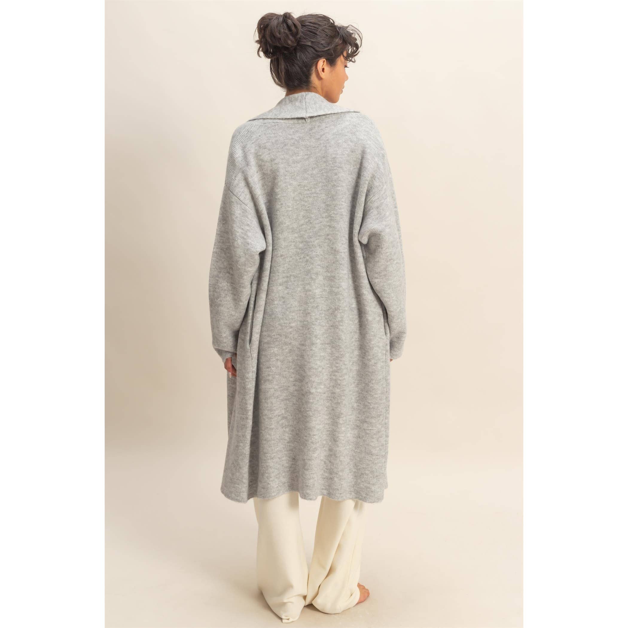 Open Front Duster Sweater