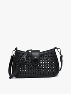 Rattan Snap Crossbody
