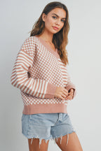 Multi Checked Sweater