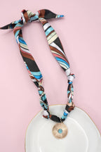 Sweetest Scarf Charm Necklace