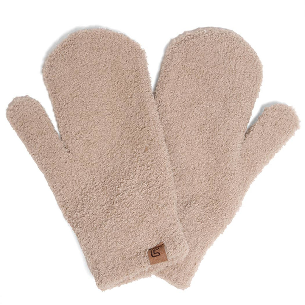 Winter Solid Flush Mittens