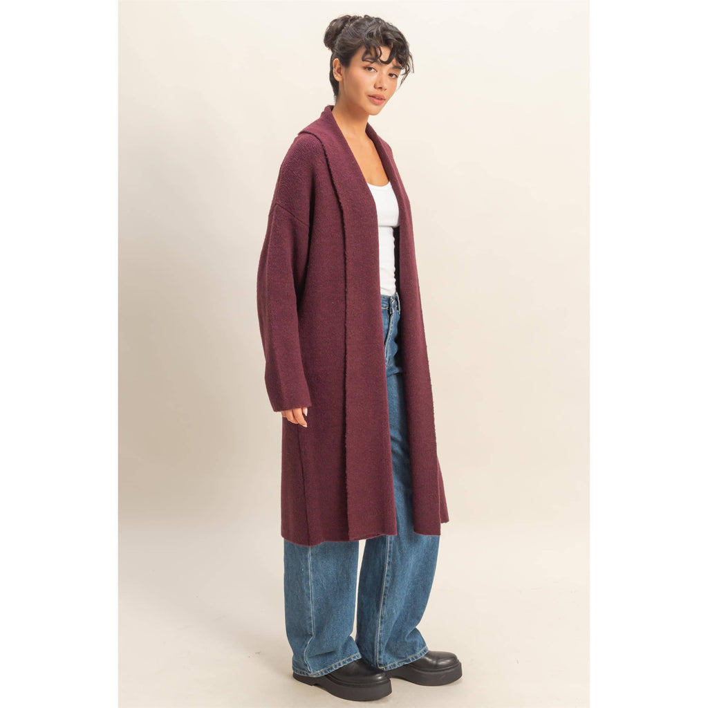 Open Front Duster Sweater