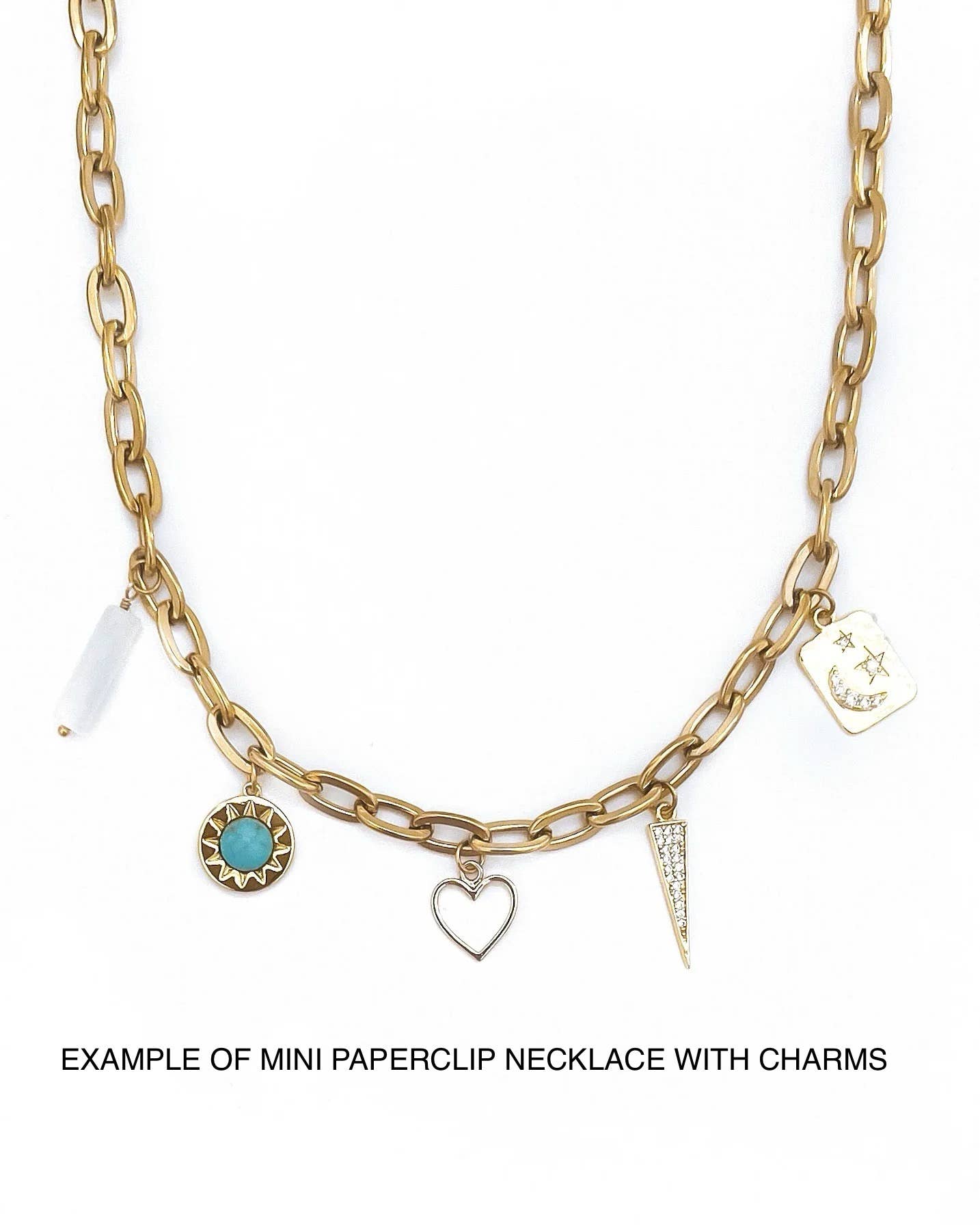 CB pearl Charm Necklace