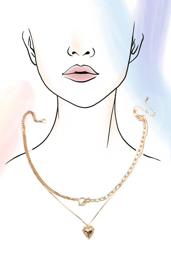 HEART PENDANT NECKLACE