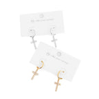 Taryn Cross Earrings - WATERPROOF