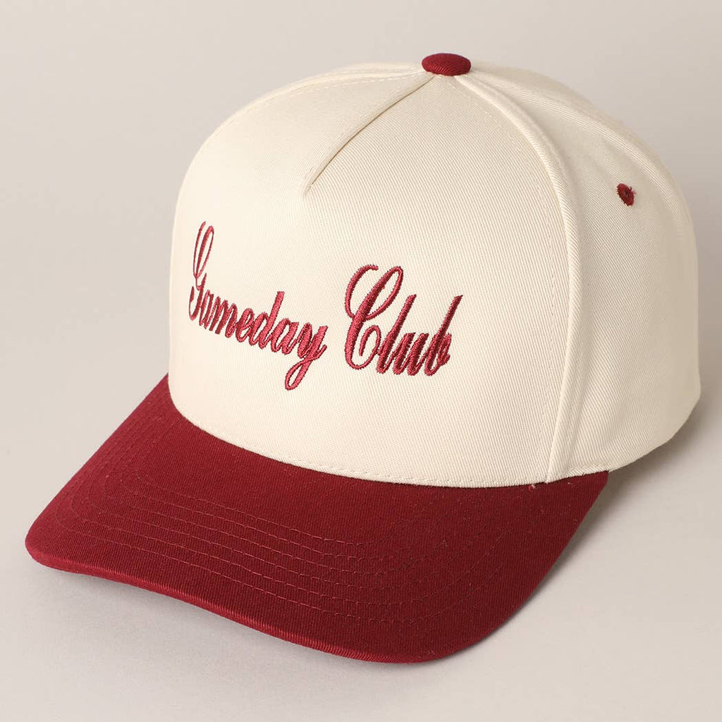 Gameday Club Embroidery Cap
