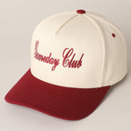 Gameday Club Embroidery Cap