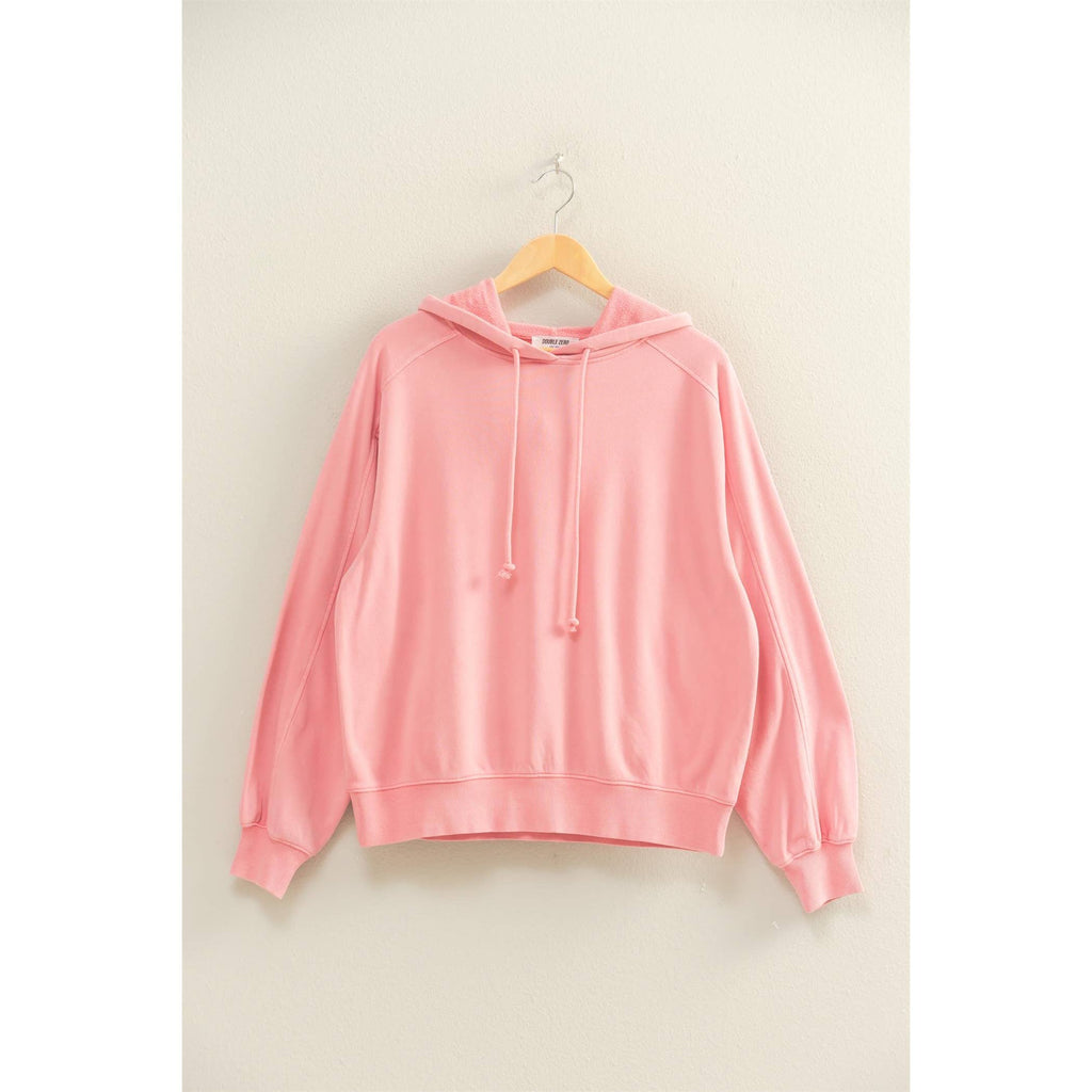 Pink Santa Washed Hoodie
