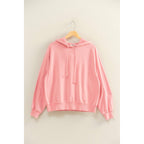 Pink Santa Washed Hoodie