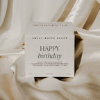 Happy Birthday Soy Candle - Ribbed