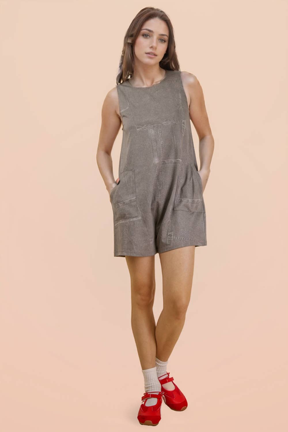 Cloud Washed Romper