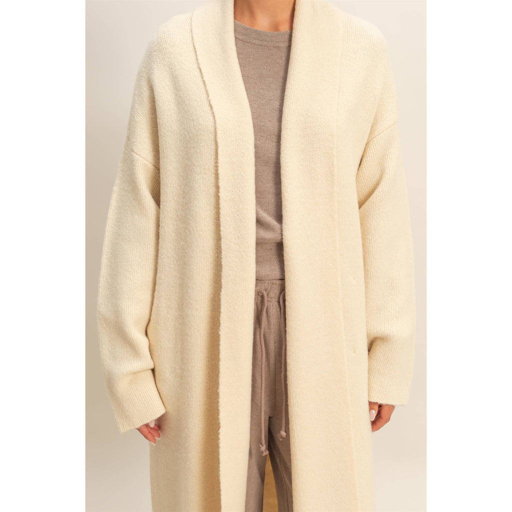 Open Front Duster Sweater