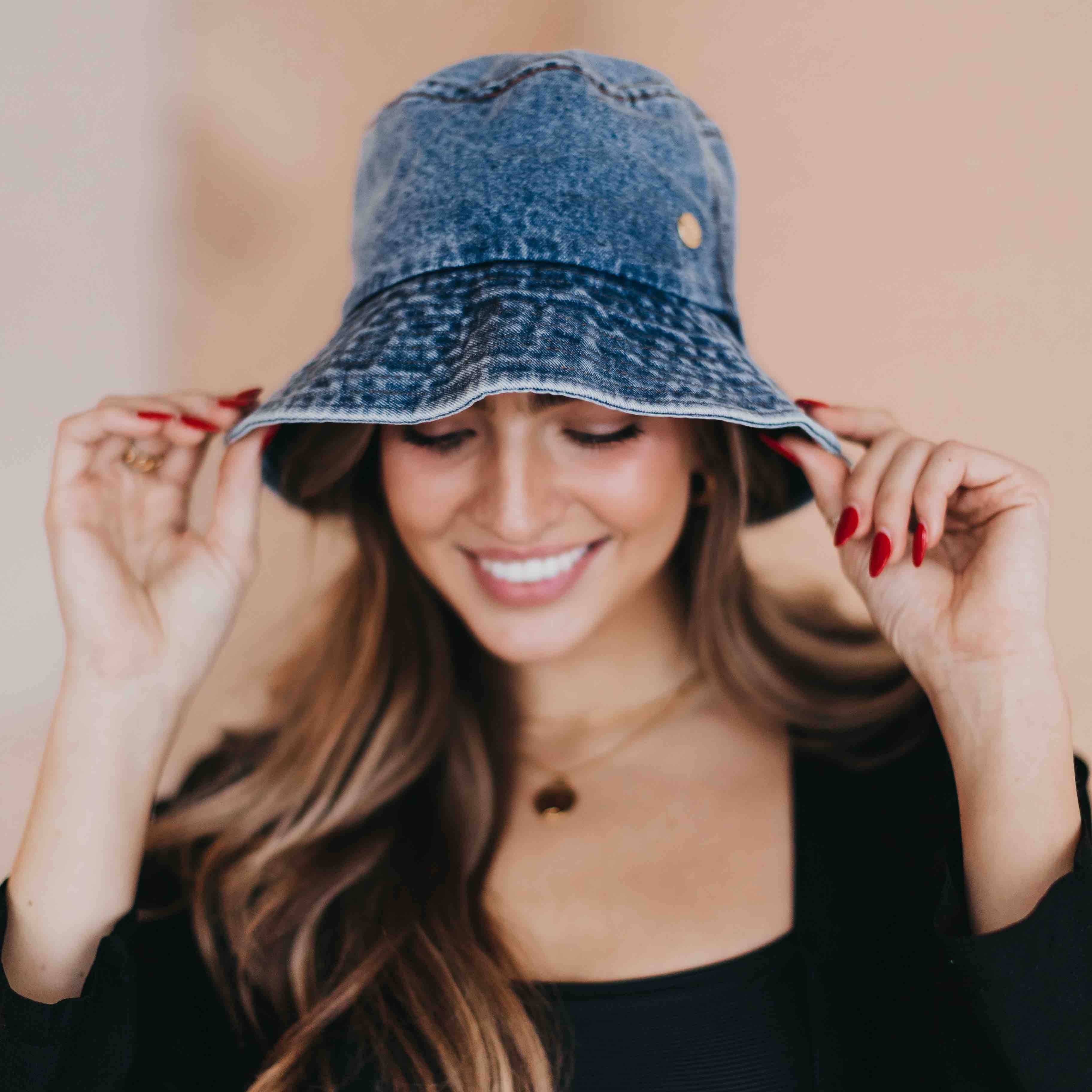 Denim Bucket Hat