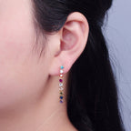 Multi Color Stone Dangles