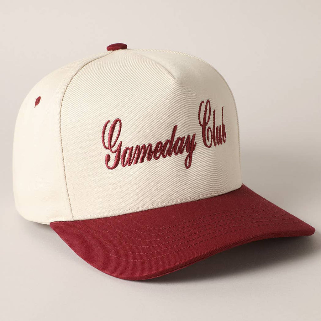 Gameday Club Embroidery Cap