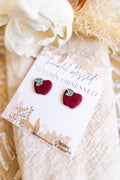 Apple Stud Earrings