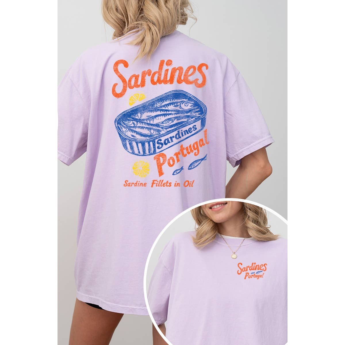 Sardines Portugal Oversized Tee