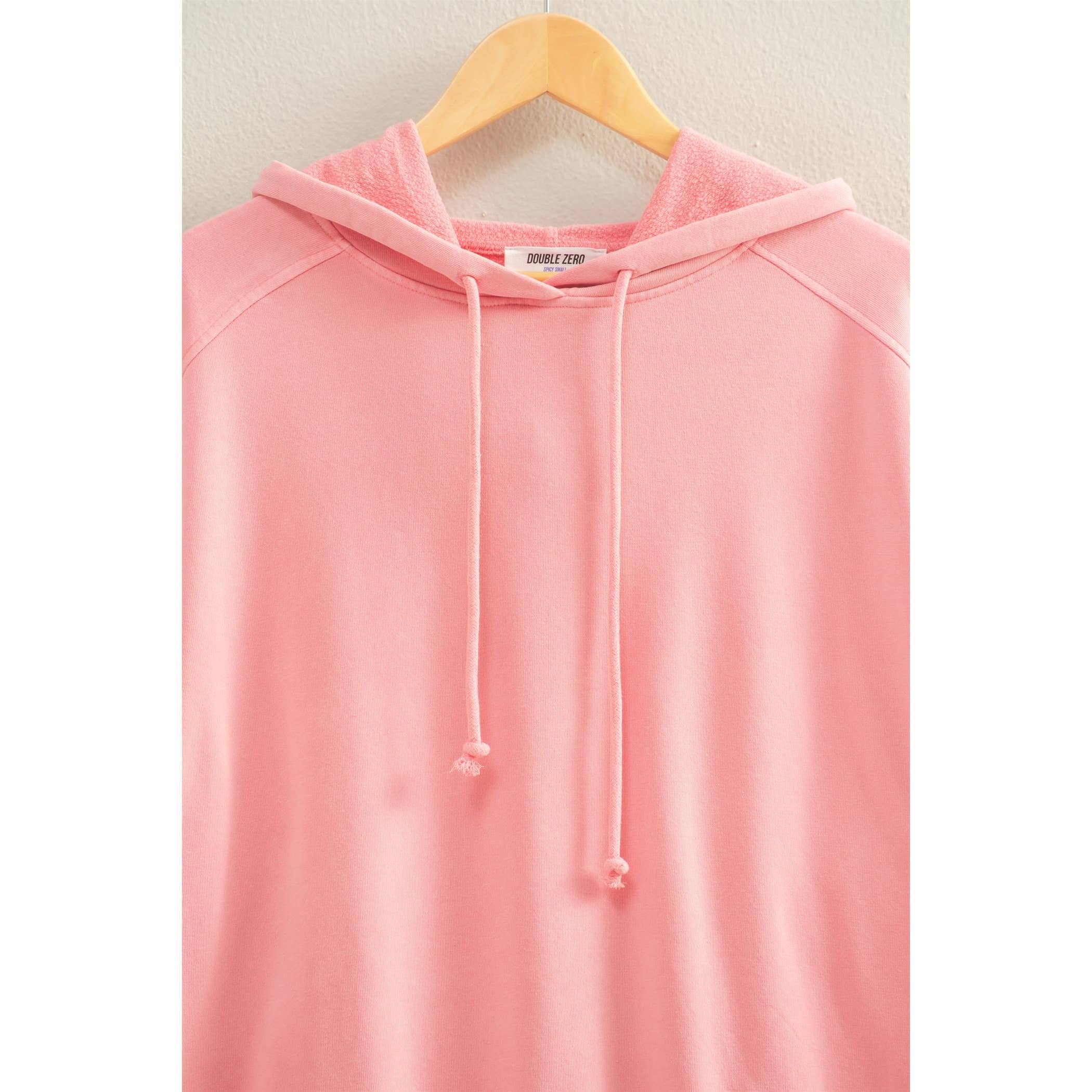 Pink Santa Washed Hoodie