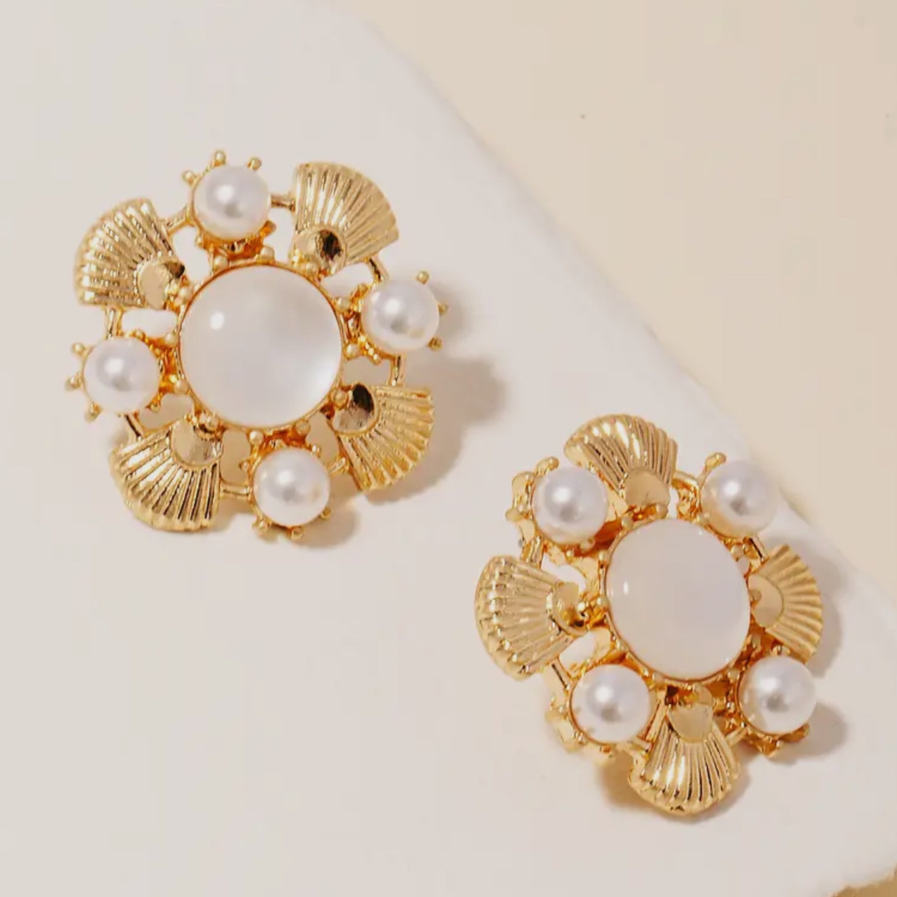 Antique Flower Studs