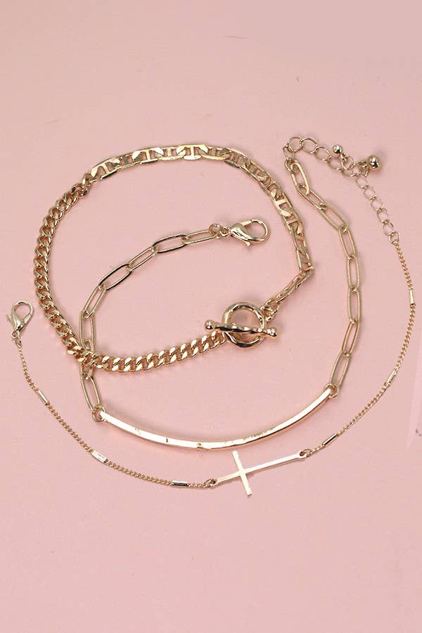 TRIO BAR CHAIN SET