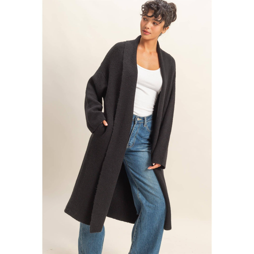 Open Front Duster Sweater