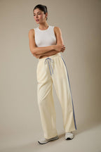 GINGHAM DETAIL SWEATPANTS