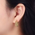 Double Chain Link Earrings