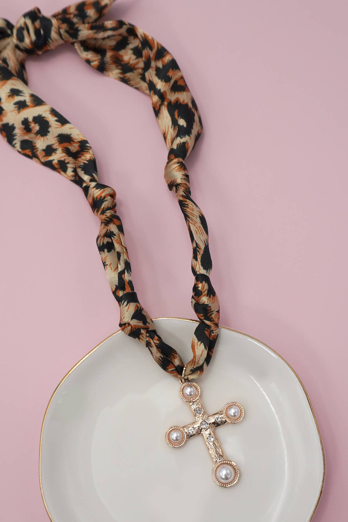 Sweetest Scarf Charm Necklace