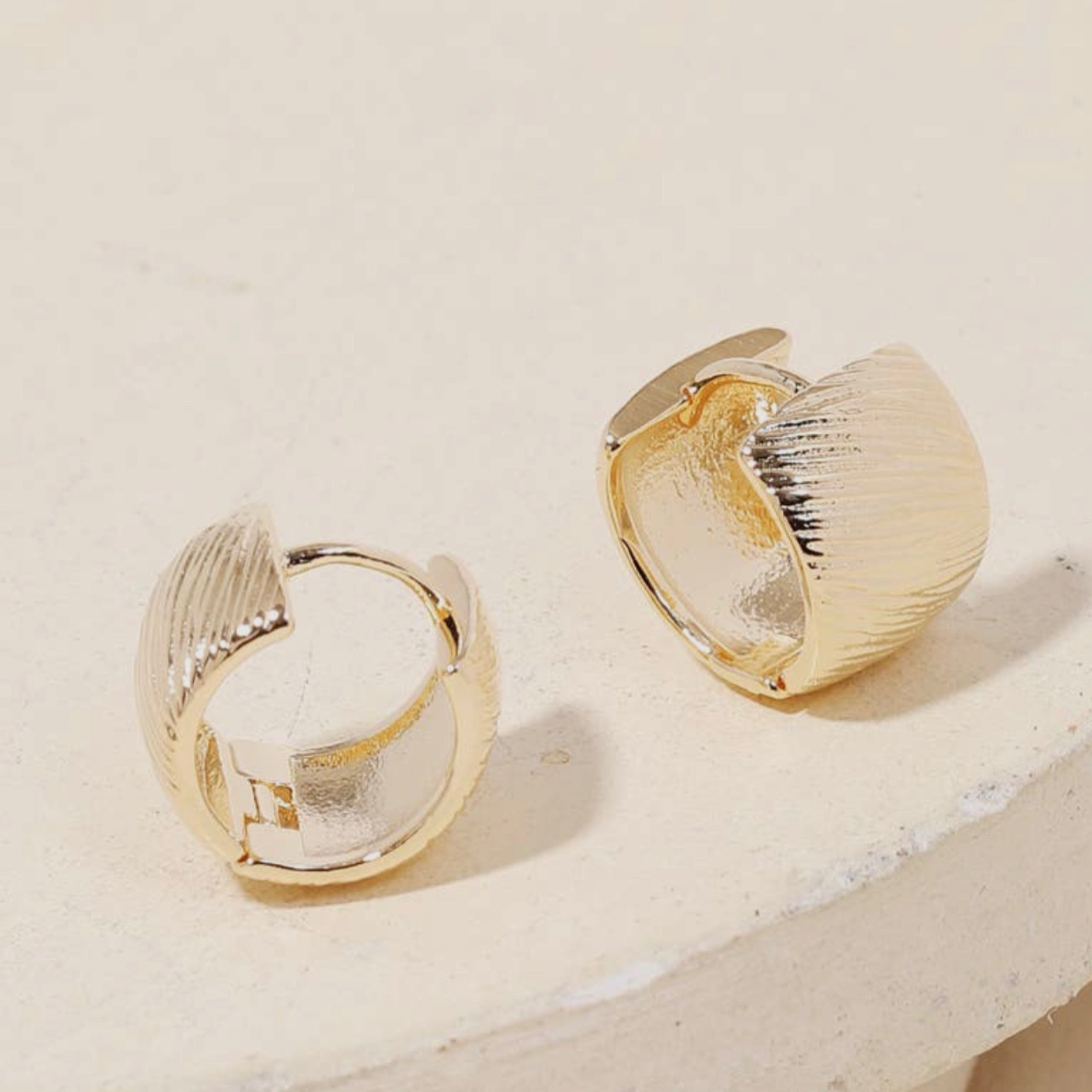 Mini Gold Huggie Hoops