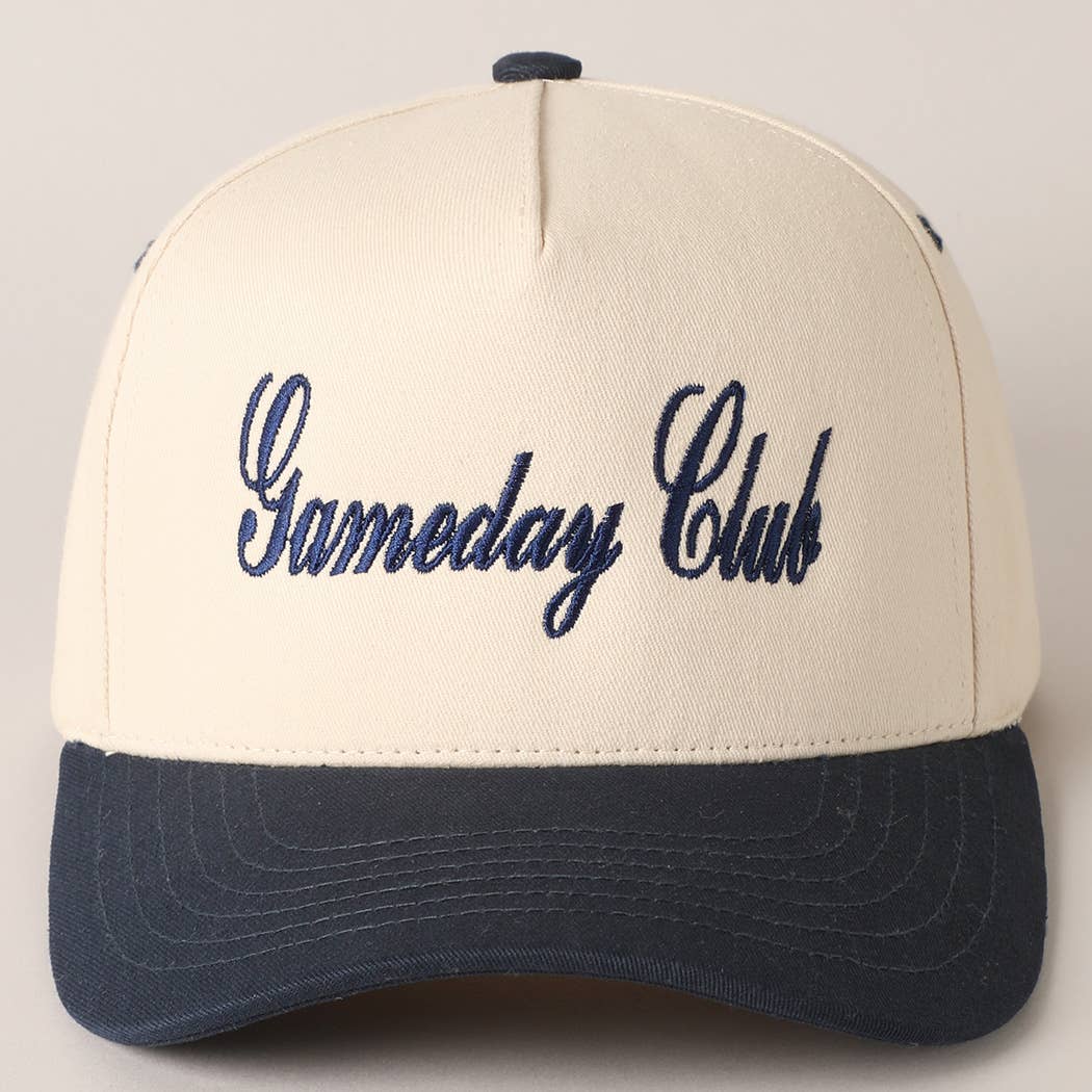 Gameday Club Embroidery Cap