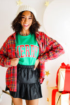 Merry Sweatshirt in Kelly Green: Medium