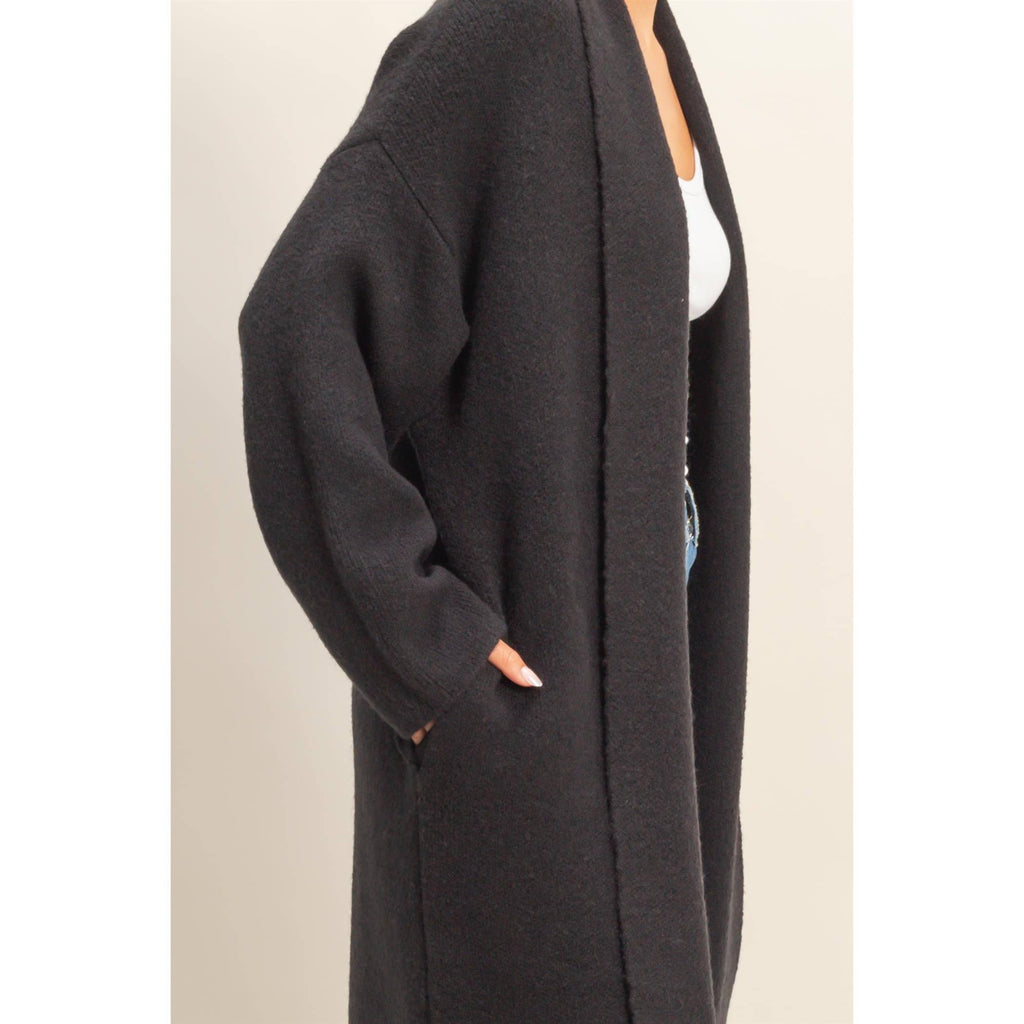 Open Front Duster Sweater