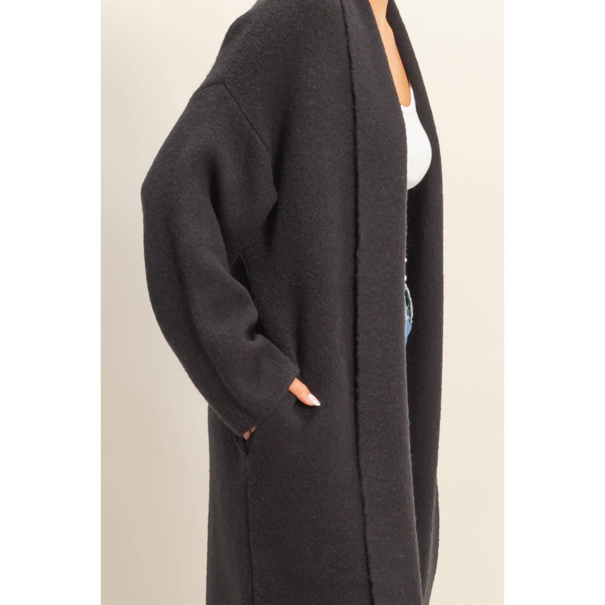 Open Front Duster Sweater
