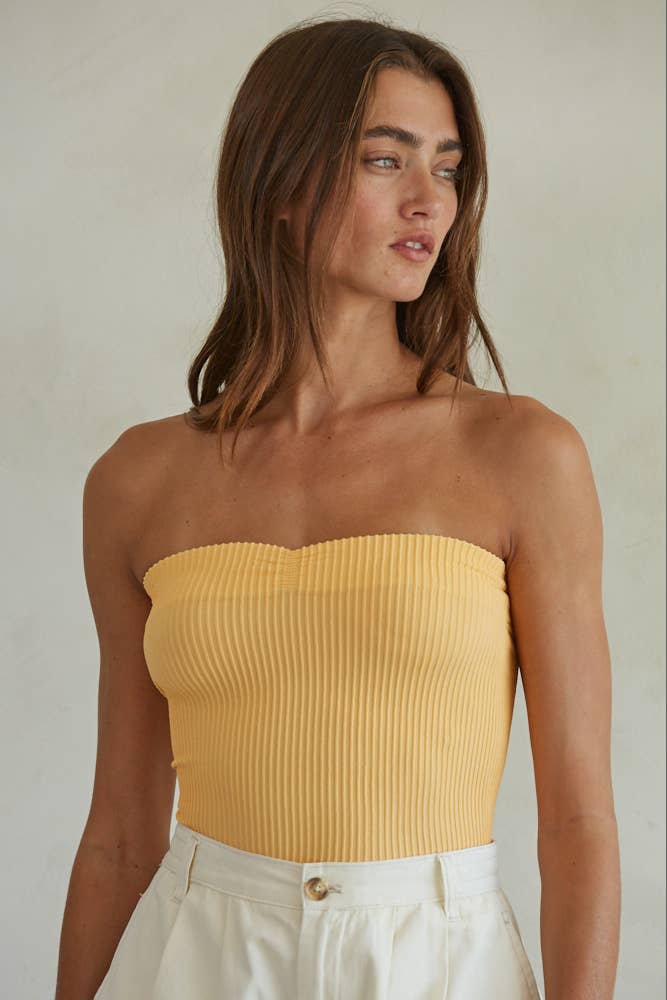 Sweetheart Neckline Tube Top