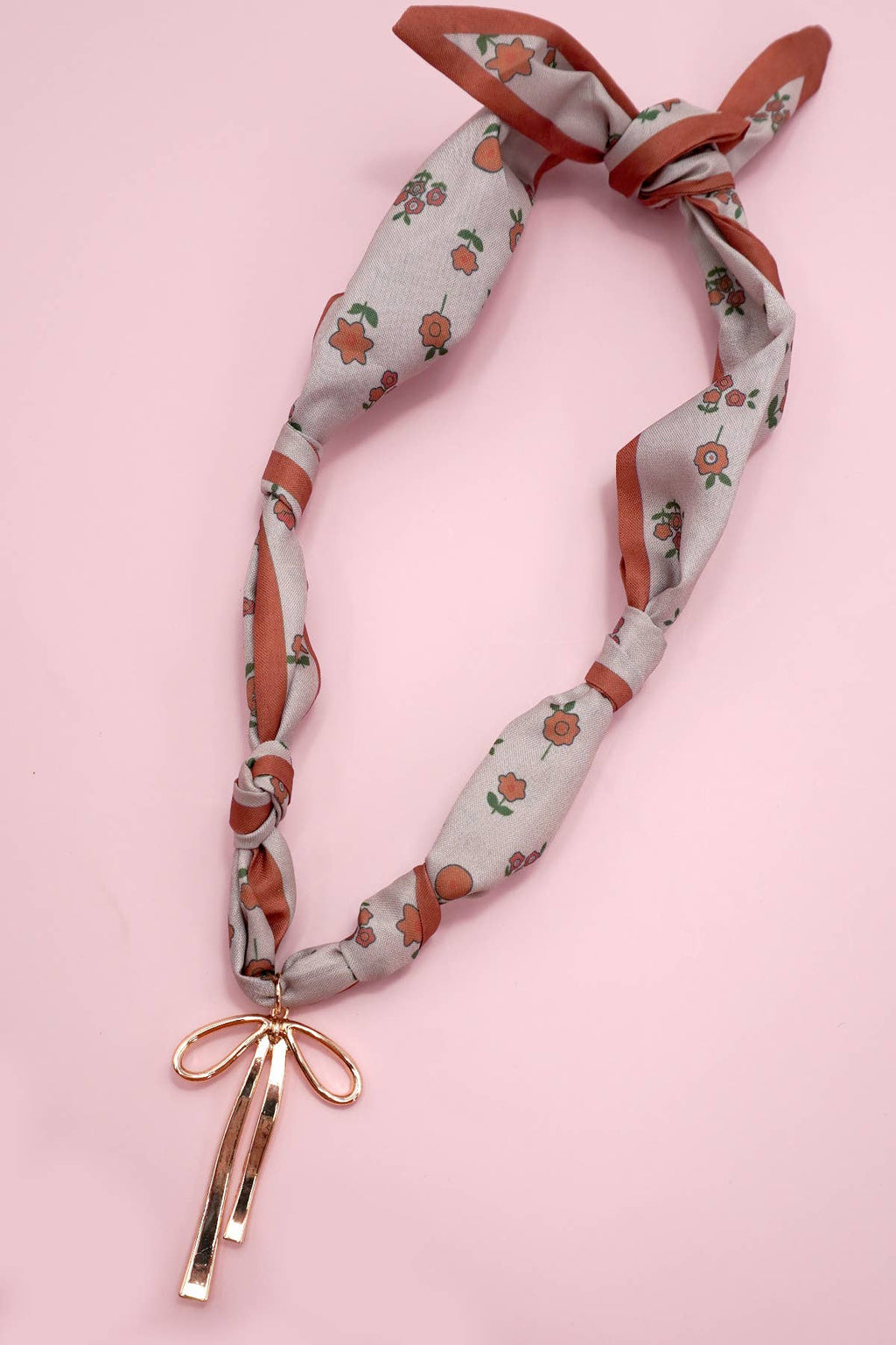 Sweetest Scarf Charm Necklace