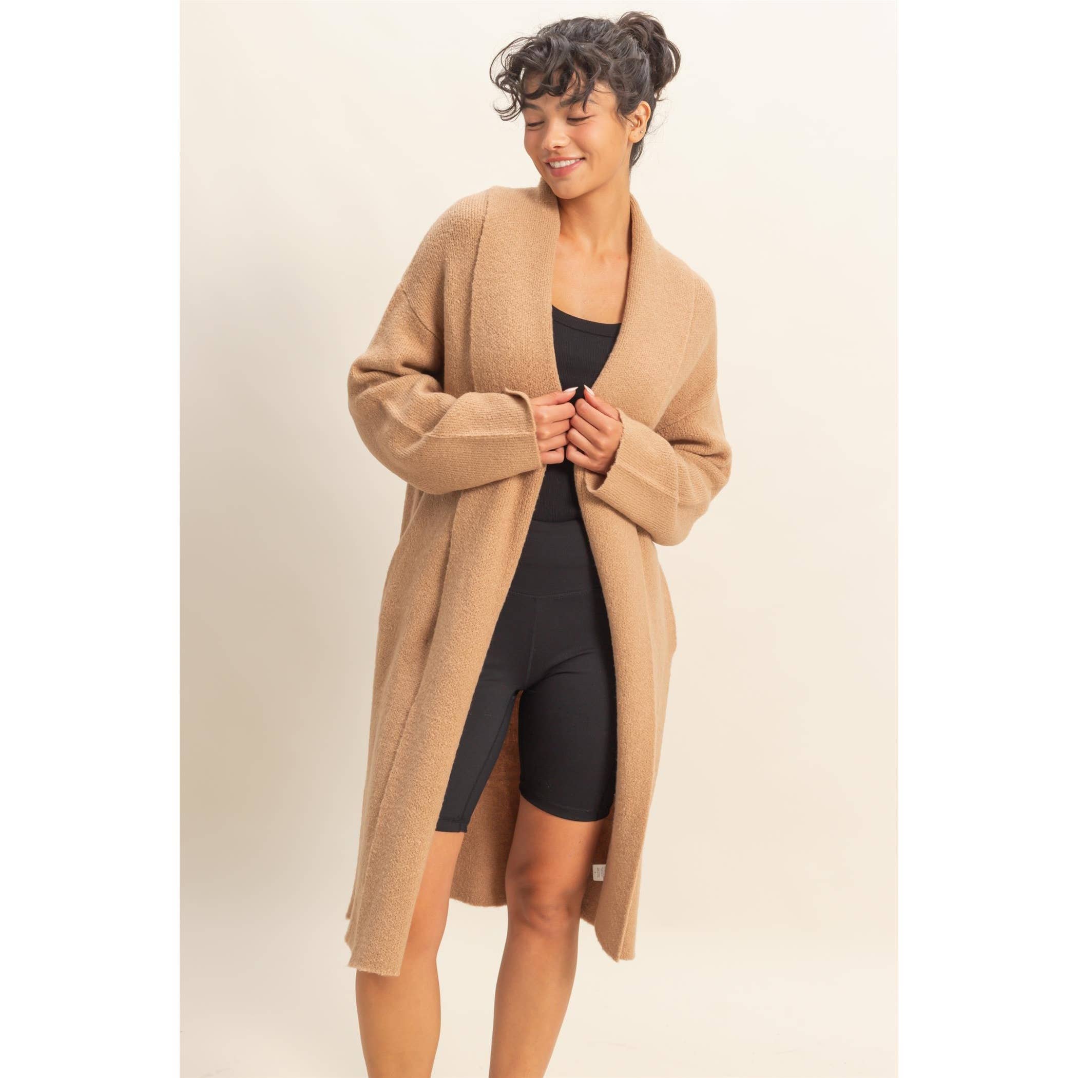 Open Front Duster Sweater
