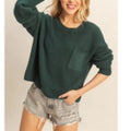 Pocket Sweater Forest Green
