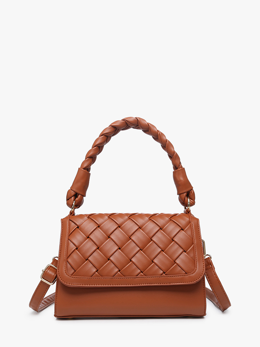 Woven purse : Brown