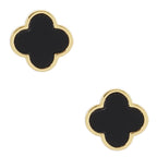 Gold-Dipped Clover Earring