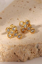 Tarnish Free Cross Studs