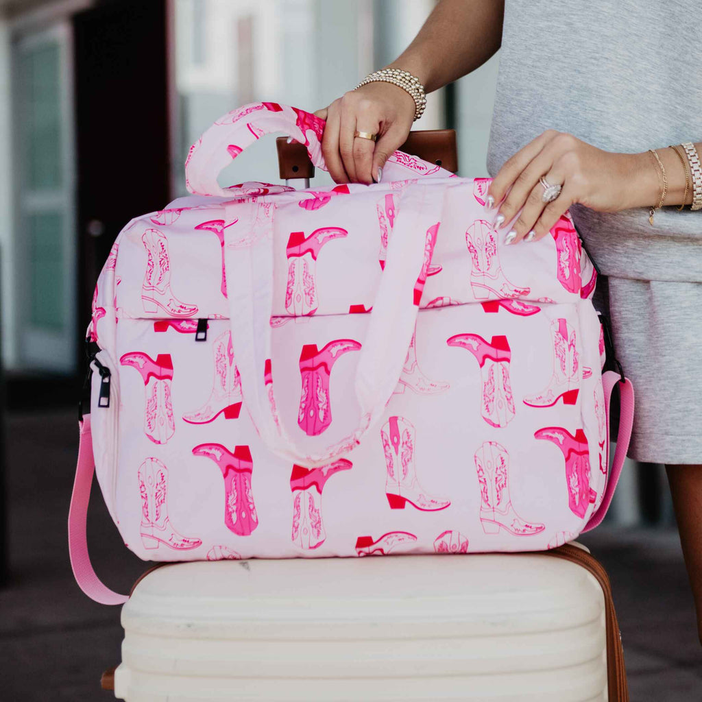 Western Boots Weekender Bag