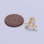 Dainty 14K Gold Filled Opal Marquise Studs