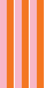 Sicily Stripes Pink XL Quick-Dry Beach Towel
