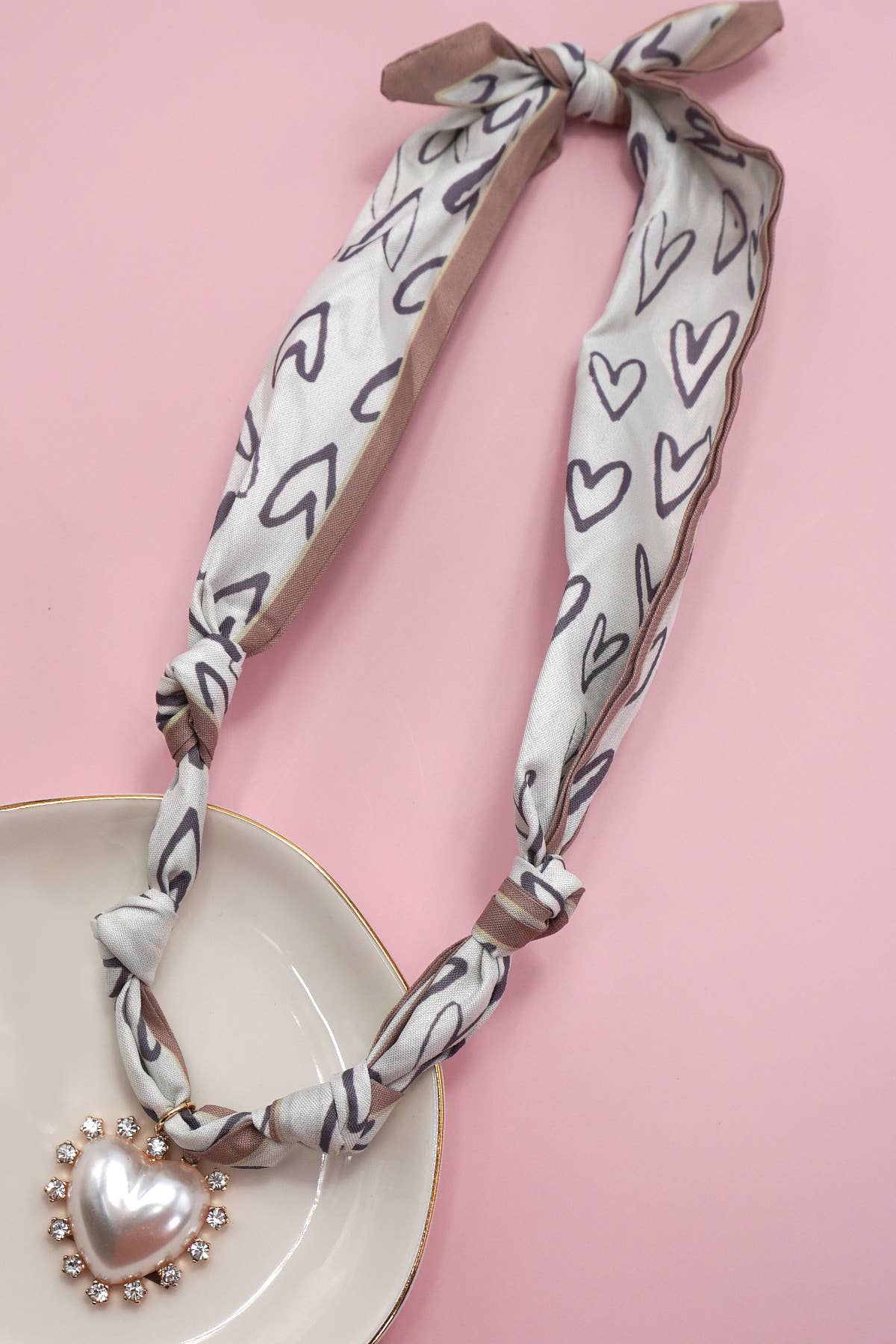 Sweetest Scarf Charm Necklace