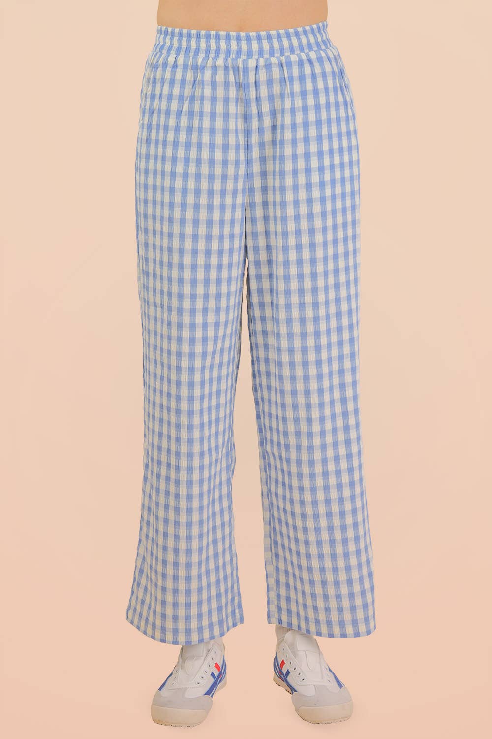 Cornflower Blue Gingham Pants
