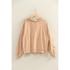 Pink Santa Washed Hoodie