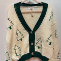 Tree Embroidered Sweater/Cardi